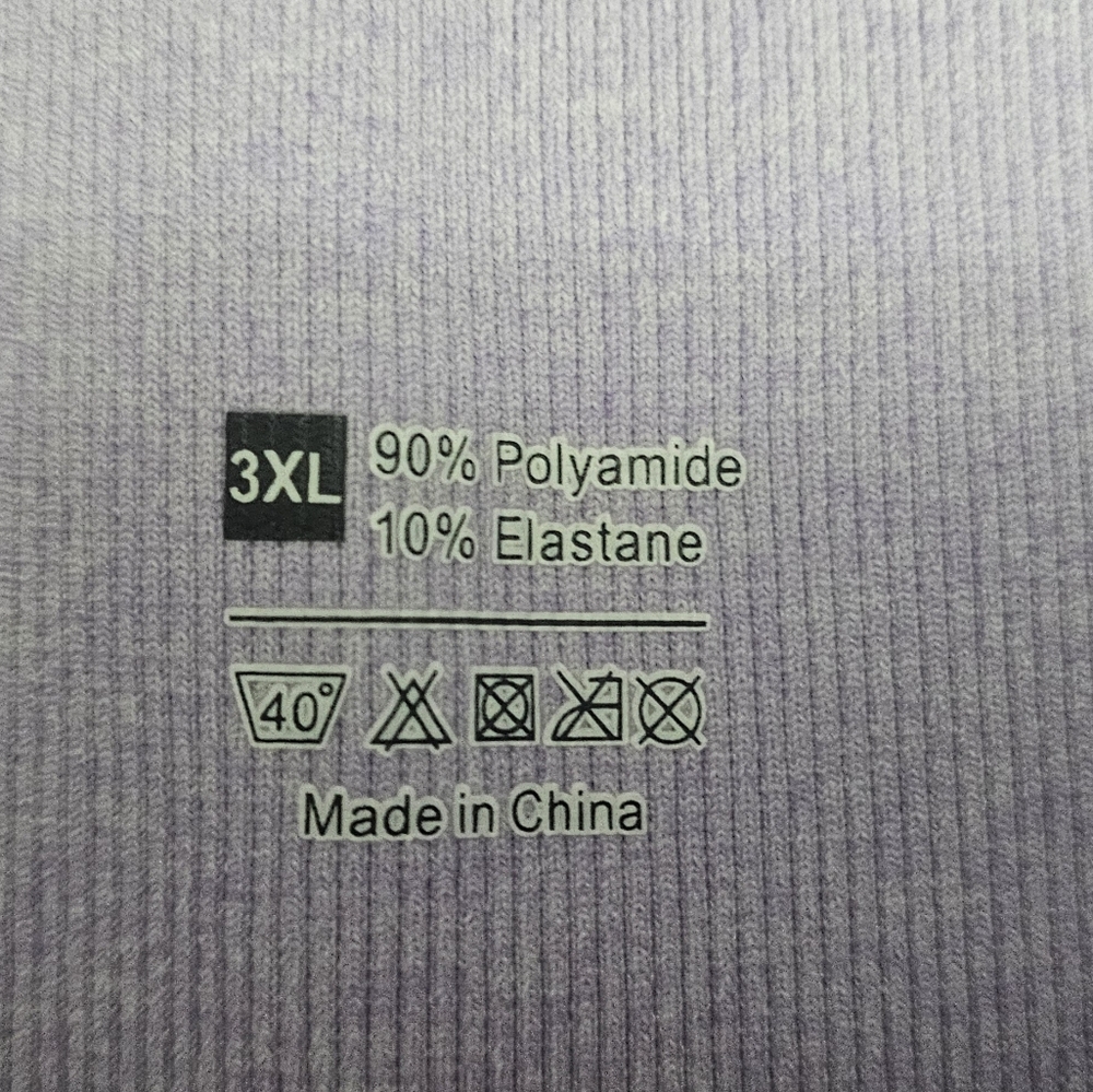 Lavender Women's Activewear Set Shorts And Top 3xl & 2xl NEW No Tags Plus Size - Picture 8 of 9